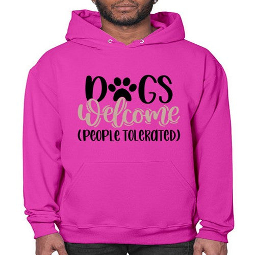 Dogs Welcome Style 21# - dogs- Hoodie