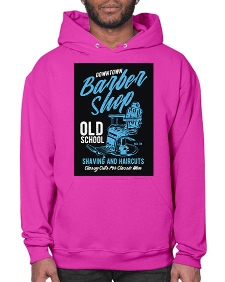 Downtown Barbershop CS729# - barber- Hoodie