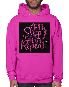 Eat Sleep Yoga Repeat  207# - yoga- Hoodie