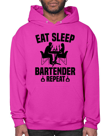 Eat sleep Style 130# - bartender- Hoodie