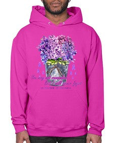 Flower Remember AlzheimerS Awareness 148# - alzheimers- Hoodie