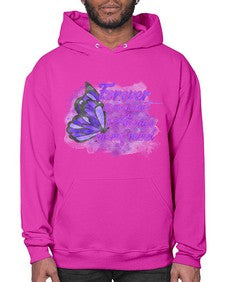 Forever In My Hear Alzheimer 149# - alzheimers- Hoodie