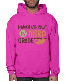 Hanging Out in Third 236# - third grade- Hoodie