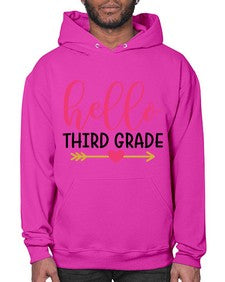 Hello Third Grade 350# - third grade- Hoodie