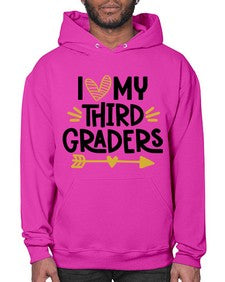 I Love My Third 368# - third grade- Hoodie
