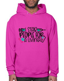 I Stab People For A Living Style Style 923# - nurse- Hoodie