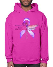 I Will Never Forge Alzheimer Awareness 179# - alzheimers- Hoodie