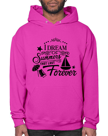 I dream of summers that last forever 95# - summer- Hoodie