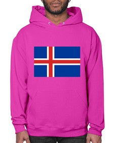 Iceland 921# - world flags- Hoodie