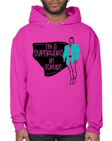 Im A Superhero In Scrubs Style Style 972# - nurse- Hoodie