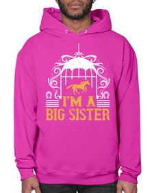 Im a big sister Style 38# - horse- Hoodie