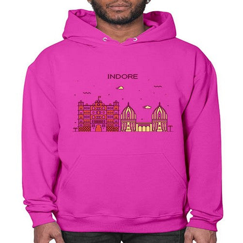 Indore 953# - cities- Hoodie