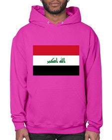 Iraq 961# - world flags- Hoodie