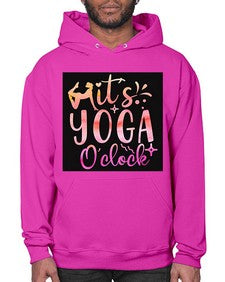It s yoga O clock  345# - yoga- Hoodie