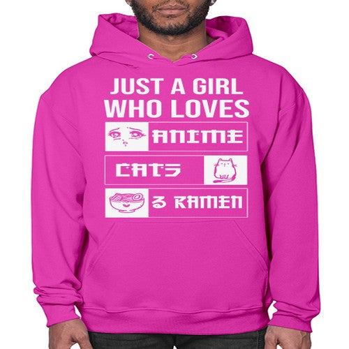 Just A Girl Who Loves 263# - anime- Hoodie