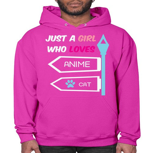 Just A Girl Who Loves Anime 264# - anime- Hoodie