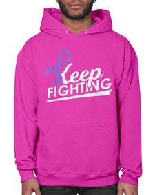 Keep Fighting Alzheimers Epilepsy Warrior Awareness Ribbon 189# - alzheimers- Hoodie