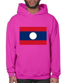 Laos 1111# - world flags- Hoodie