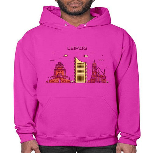 Leipzig 1128# - cities- Hoodie