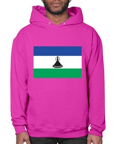 Lesotho 1129# - world flags- Hoodie