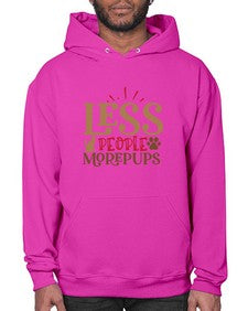 Less People More Pups Style 18# - cats- Hoodie