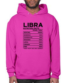 Libra Nutrition Facts 318# - libra- Hoodie