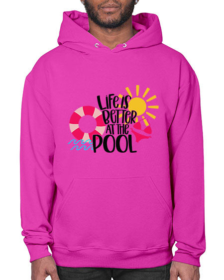 Life Is Better At The Pool Style 33# - summer- Hoodie