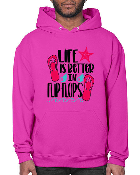 Life Is Better Is FlipFlops Style 31# - summer- Hoodie