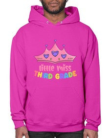 Little Miss third Grade 489# - third grade- Hoodie