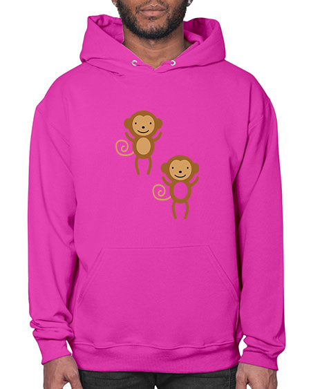 Little_monkeys_MF_5814 - monkey- Hoodie