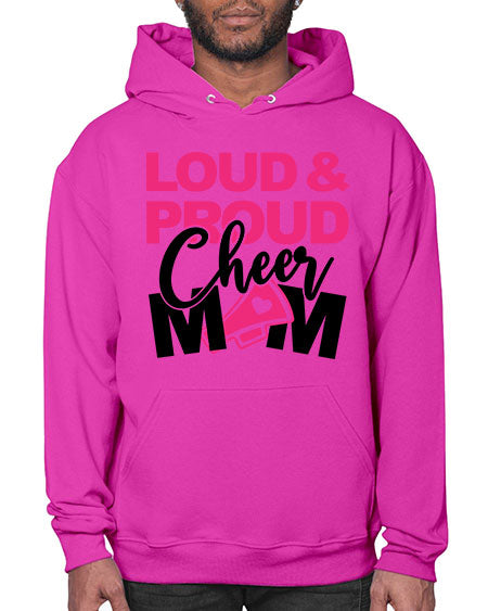 Loud Proud Cheer mom 765# - cheer- Hoodie