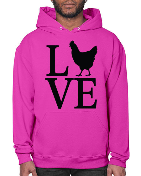 Love - chicken- Hoodie
