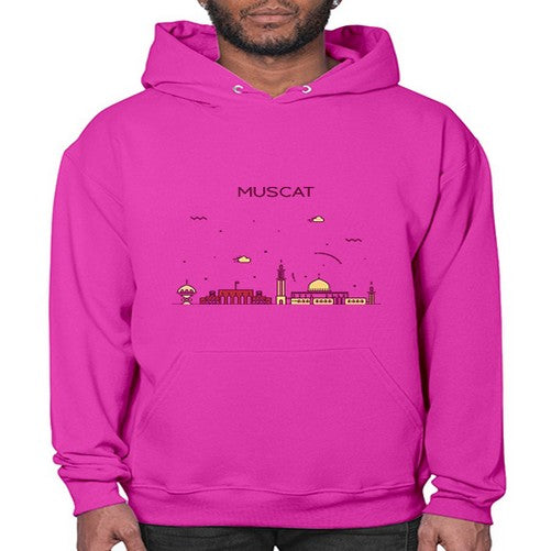 Muscat 1397# - cities- Hoodie