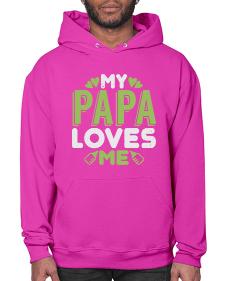My Papa Loves Me Style 159# - baby- Hoodie
