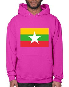 Myanmar 1398# - world flags- Hoodie