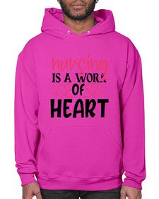 Nursing is a work of heart Style Style 1269# - nurse- Hoodie