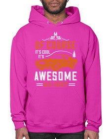 Of course its cool Its awesome as shit 60# - hot rod- Hoodie