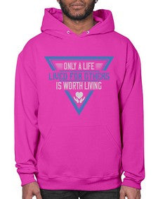 Only a life lived for others is worth living Style 39# - volunteer- Hoodie