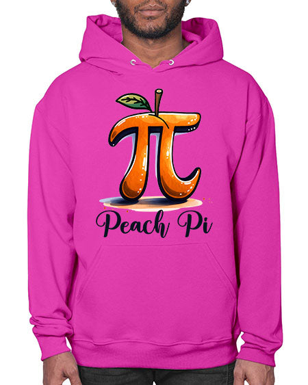 Peach Pi Math Teacher 32# - pi- Hoodie
