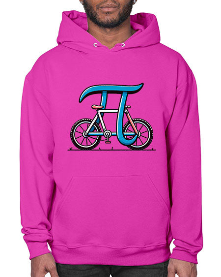 Pi Bicycle Sublimation Design 33# - pi- Hoodie