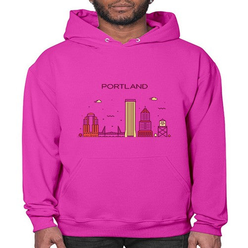 PortlandOregon 1682# - cities- Hoodie