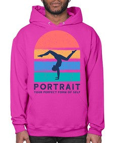 Portrait Your Perfect Form of Self 492# - yoga- Hoodie