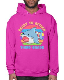 Ready to Attack third Grade 715# - third grade- Hoodie