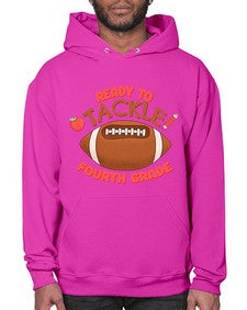 Ready to tackle fourth Grade 743# - fourth grade- Hoodie