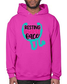 Resting Nurse Face Style Style 1355# - nurse- Hoodie