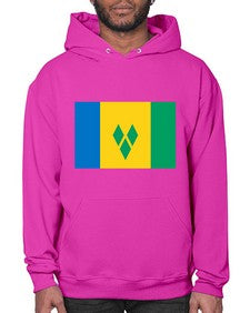 Saint Vincent and the Grenadines 1767# - world flags- Hoodie