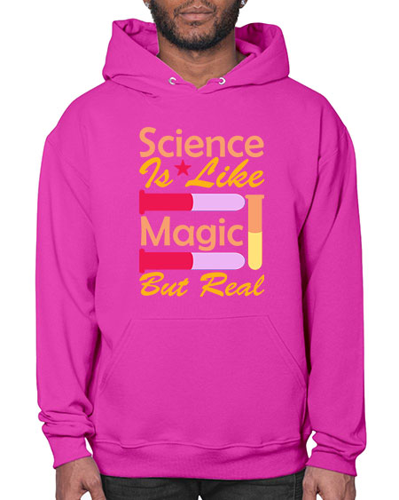 ScienceIsLikeMagicButScience tshirt design Sciencetshirtdesign 50# - general science- Hoodie