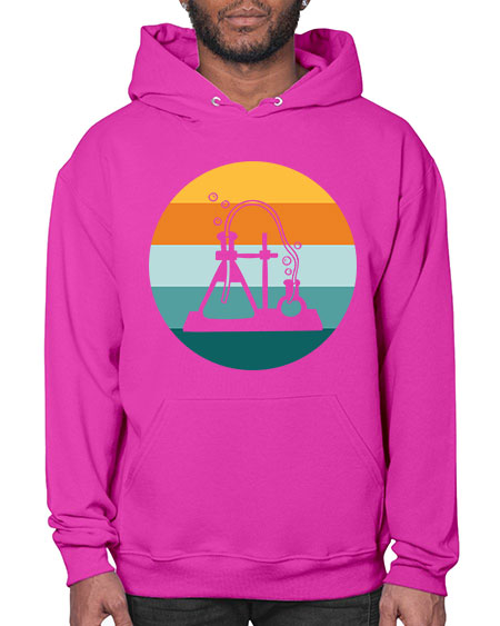 ScientistRetroSunsetScientistSkinite Scientist Skinite 39# - general science- Hoodie