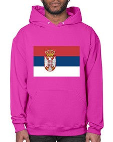 Serbia 1818# - world flags- Hoodie