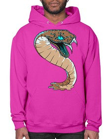 Snake 209# - cartoon animals- Hoodie